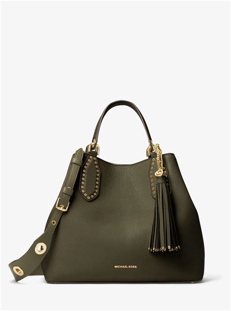 green michael kors tote bag|Michael Kors olive green handbags.